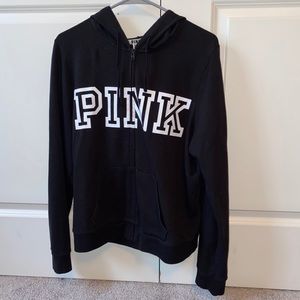 Victoria’s Secret PINK black Zip Up